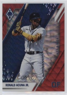2022 Panini Chronicles Phoenix Ruby Wave 18/199 Ronald Acuna Jr #22 17ok