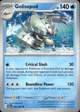 Pokemon Golisopod 26/86 Chaos Rising LP Takeshi Nakamura
