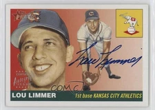 2004 Topps Heritage Real One Auto Lou Limmer #RO-LL Auto