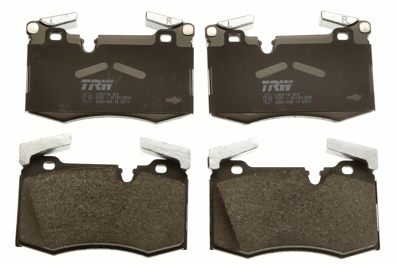 Fits TRW GDB1948 BRAKE PAD SET, DISC BRAKE