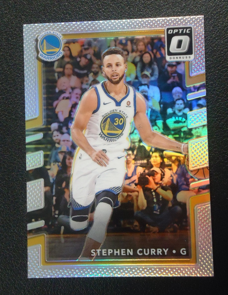 Stephen Curry 2017-18 PANINI DONRUSS OPTIC HOLO PRIZM Card #46 WARRIORS