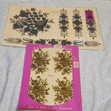 Meyercord Decorator Decals Vintage Tole Transfers Lot X 551-B & X 545-B
