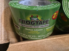  16 ROLLS FrogTape 1.41 in. x 60 yd. Green Multi-Surface Painter's Tape