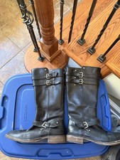 UGG Women's Size 9 Black Leather Boots