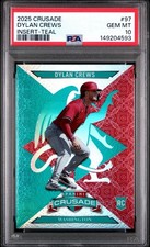 2025 Panini Crusade Dylan Crews Insert Teal /199 RC