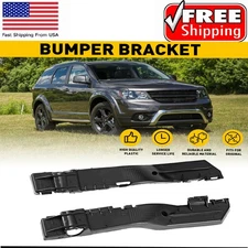 Bumper Bracket Set For 2009 10 11 12 14-2020 13 Dodge Journey Front Plastic 2Pc