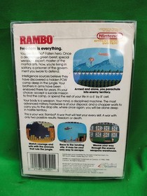 NINTENDO NES RAMBO GAME WITH MANUAL TESTED (F40035495)