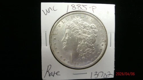 1885-P UNC. Morgan Silver Dollar #3702