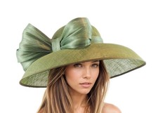 Olive Forest Green Kentucky Derby Hats Royal Ascot Church Ladies Race Wedding