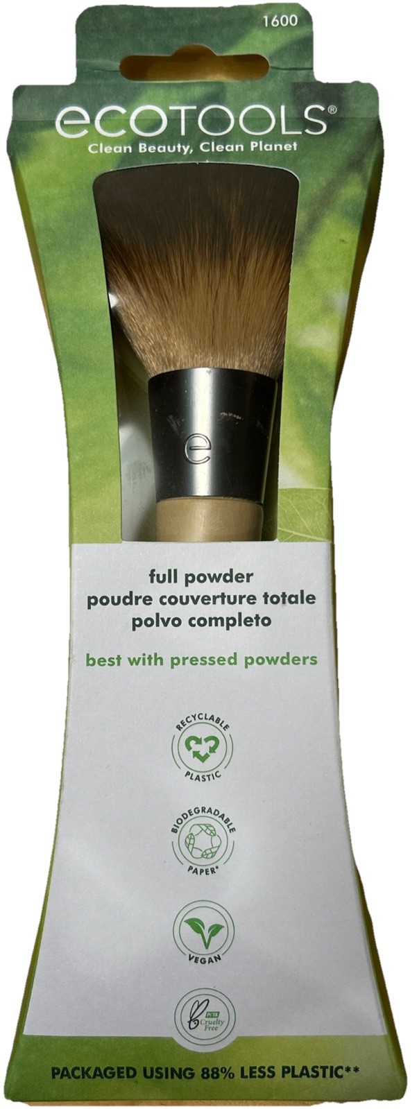 EcoTools Makeup Brush for Professional Finish- FULL POWDER - NEW!!