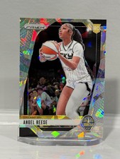 Angel Reese 2024 Panini Prizm WNBA Prizm Silver Cracked Ice Prizm #10 Rookie RC