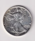 1987 W WALKING LIBERTY AMERICAN EAGLE .999 FINE SILVER DOLLAR COIN 1oz $1.00