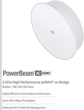 UBIQUITI NETWORKS PBE-5AC-500-US UISP AIRMAX POWERBEAM AC 5 GHZ AC BRIDGE