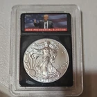 Trump Label/Bradford Exchange 2016 US Silver Eagle $1 Election Win
