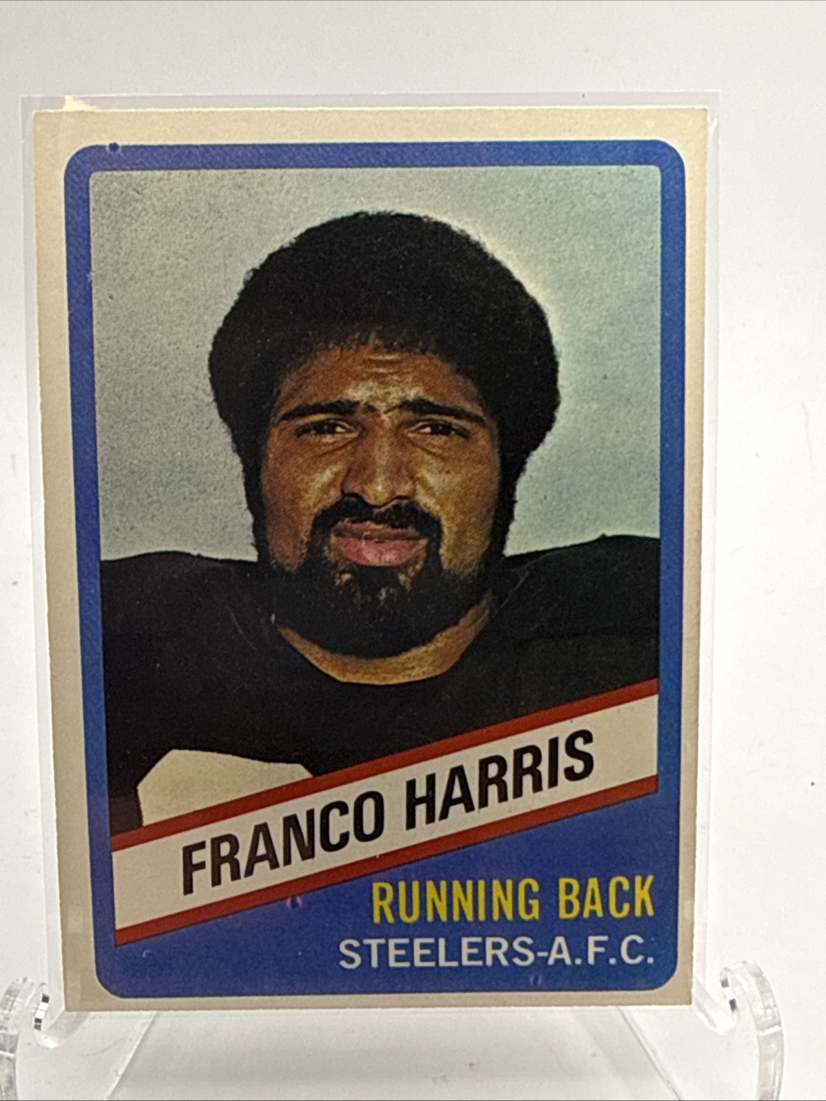 Franco Harris #3 Football Cards 1976 Wonder Bread trading card — raw and PSA graded price guide