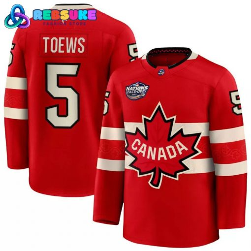 Cana da Hockey 4Nations FaceOff Devon-Toews 5 Hockey Jersey