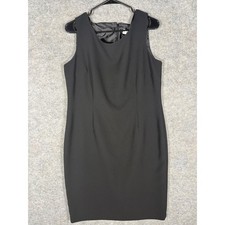 Jones Studio Separates Sleeveless Black Career Cocktail Party Sheath Dress