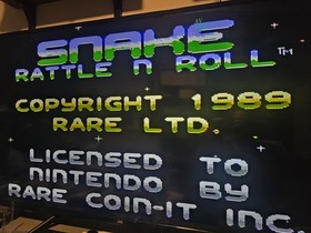Snake Rattle 'n' Roll (Nintendo NES) Game Only - Tested