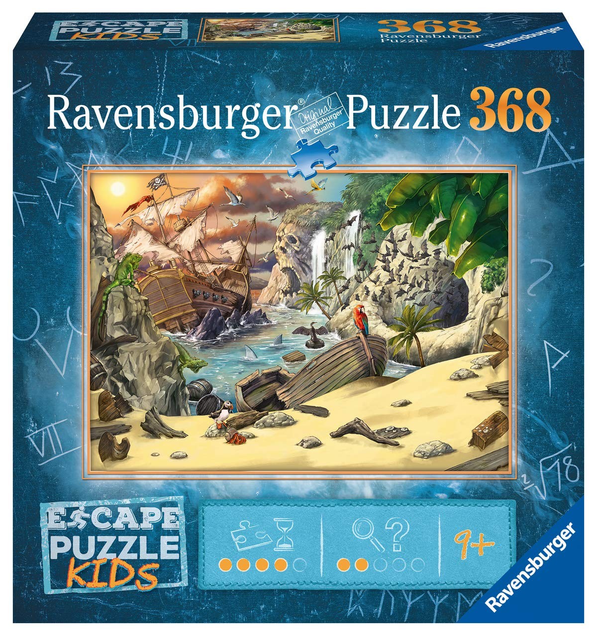 Escape Puzzle Kids 368 pièces l'Aventure des Pirates pour partager des moments en famille