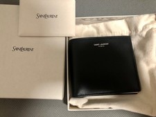 [NIB] $480 SAINT LAURENT PARIS EAST/WEST WALLET IN SMOOTH LEATHER Black