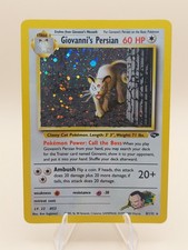 Giovanni's Persian Gym Challenge Holo Rare 8/132 Pokemon Card - 2000 
