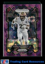 2023 Panini Prizm #296 Darrick Forrest Jr. Purple Ice #/225