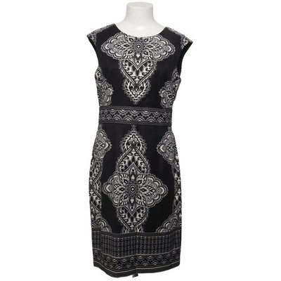 Roz & Ali, Kleid, Größe: 42, Schwarz/Weiß, Elasthan/Polyester, Medaillon #k0r