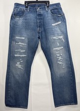 Levi s 501 150th Anniversary Jeans 36x30 Distressed Button Fly