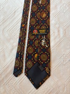 Vintage 1997 Looney Tunes "Mania" Character Necktie - Warner Bros