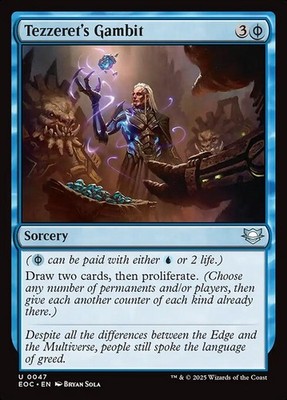 Tezzeret's Gambit 47 U Normal EOC MTG NM