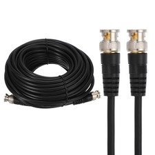 BNC Male to BNC Male Coaxial Cable, 15M 75-3 for CCTV Camera