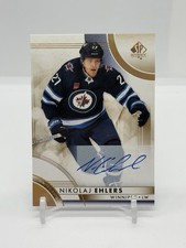 2023-24 SP Authentic Hockey Nikolaj Ehlers Limited Auto Jets