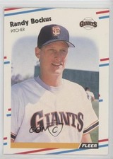 1988 Fleer Update Randy Bockus #U-127 0q3