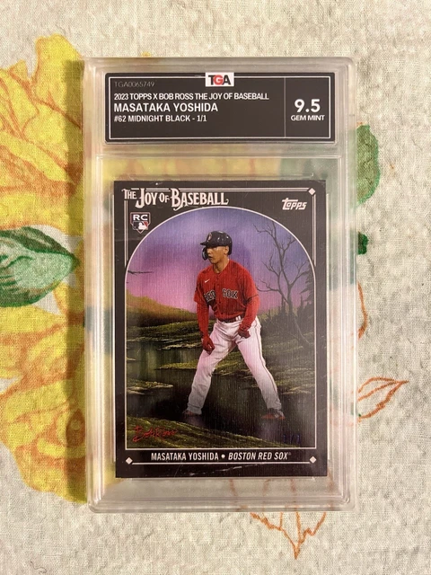 Topps The Joy Of Baseball Masataka Yoshida 2023 Midnight  1/1 RC 2023 Red Sox