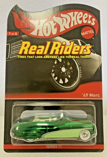 2012 Hot Wheels Real Riders RLC 1695/4000 '49 Merc W/Case New Red Line Club