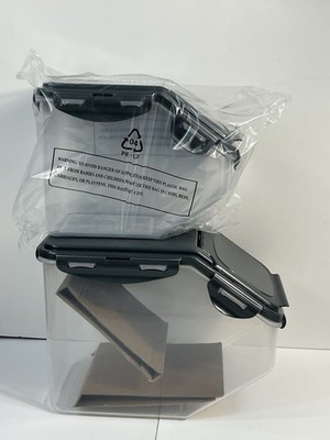 LocknLock 2-Piece Nestable Bulk Storage Set w/ Flip Top Lids