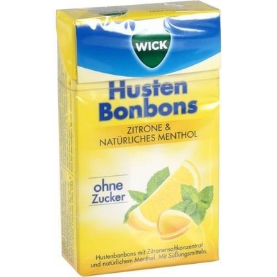 WICK Zitrone & nat.Menthol Bonb.o.Zucker Clickbox, 46 g PZN 12595381