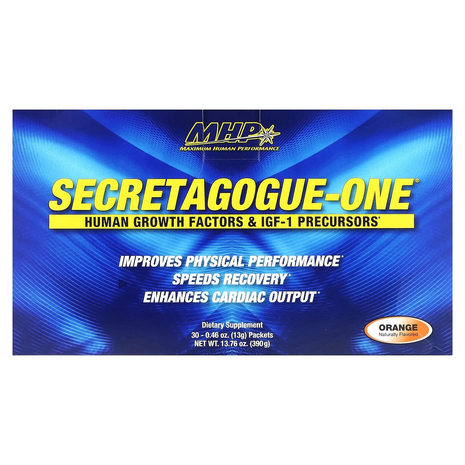 Secretagogue-One апельсин 30 пакетов по 046 унции 13 г каждый 8690₽