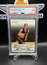 Stephen Curry 2009 Panini Prestige #157 Rookie Card RC Warriors PSA 9 Mint RC. rookie card picture