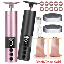 Electric Foot File Hardness Pedicure Heel Tool Feet Cracked Dry Dead Hard Skin