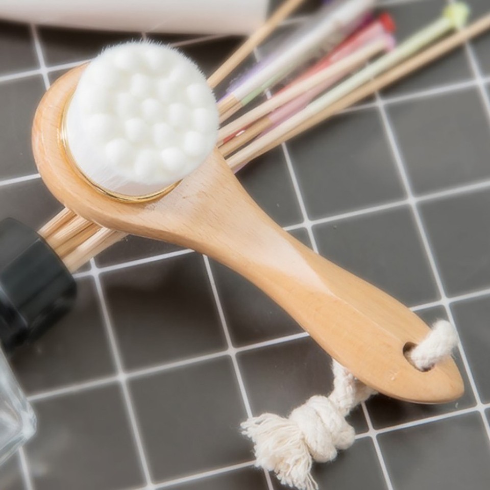 Hals-Staubtuch-Bürste Für Friseure – Weiche Borsten, Ergonomischer Griff, 22 Cm