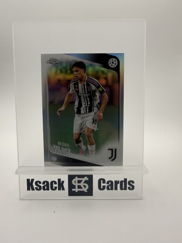 2025-26 Topps Chrome UEFA Club Competitions Kenan Yildiz Refractor #147