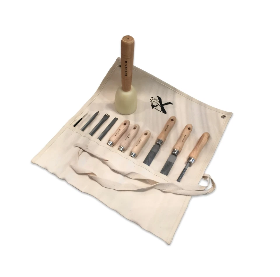 Werkzeugset für Speckstein/Alabaster 12er Set ARTISTIX Neuwertig - Bild 1 von 1