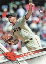 Ty Blach Rookie Topps 2017 Baseball Card #625