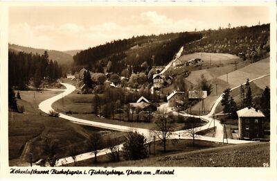 Old postcard AK BISCHOFSGRUN partie am Maintal GERMANY (1381993)