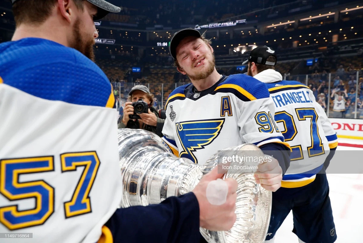 ST. LOUIS BLUES 2019 STANLEY CUP JERSEY ALTERNATE CAPTAIN