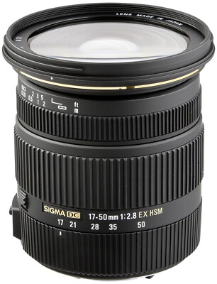 Sigma 17-50 mm / 2,8 EX DC OS HSM  Objektiv für Nikon Demo-Ware