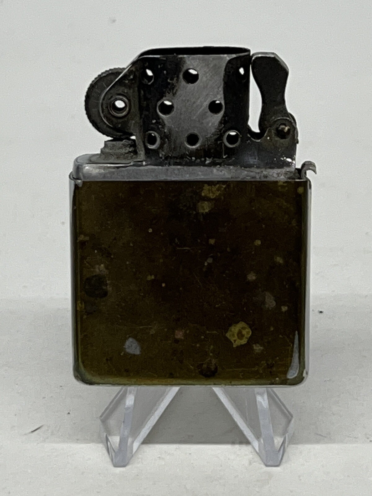 Vtg Zippo Lighter 2517191 LOOM Moose Clarion PA 3 Barrel Brass w/Box 16