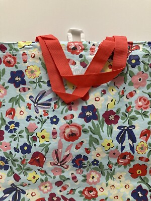 #ad #ad Tesco Cath Kidston Flower Bag Tote Blue Floral Rose Poppy Tulip Daffodil 2024 $34.99