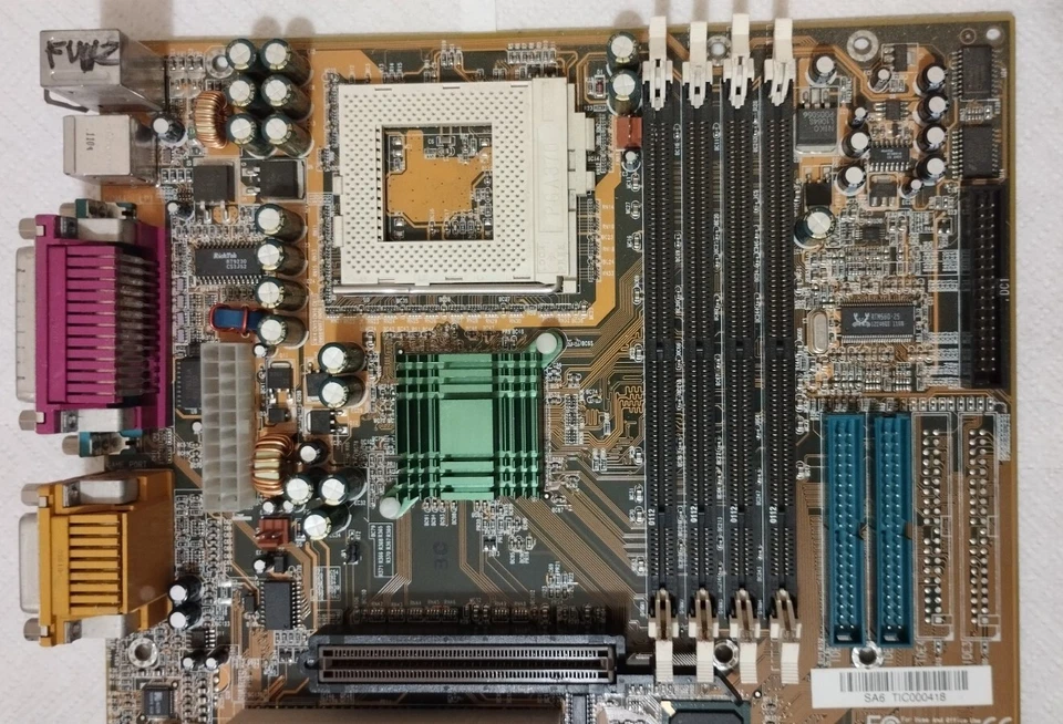 Abit SA6 ( ST6 ) motherboard Socket 370 for Intel Tested & Working - Immagine 3 di 4